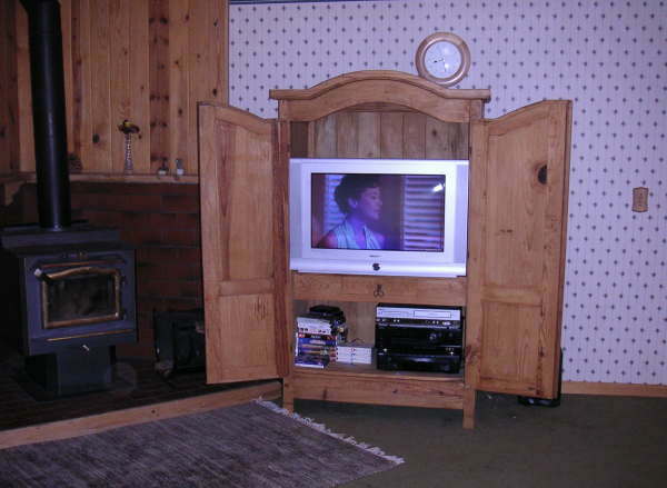 Get sucked into the widescreen HDTV.