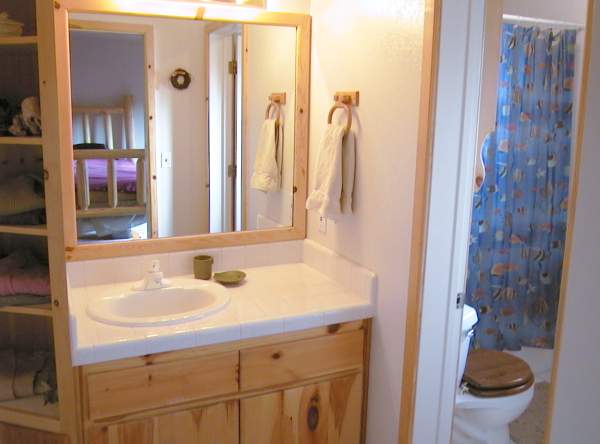 Step into your private master bath.